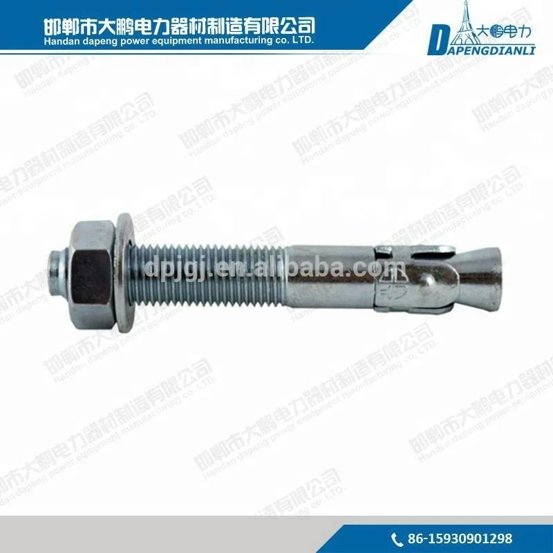 Good Quality Overhead Power Line Accessories Wedge Anchor/Expansion Bolt/Through Bolt