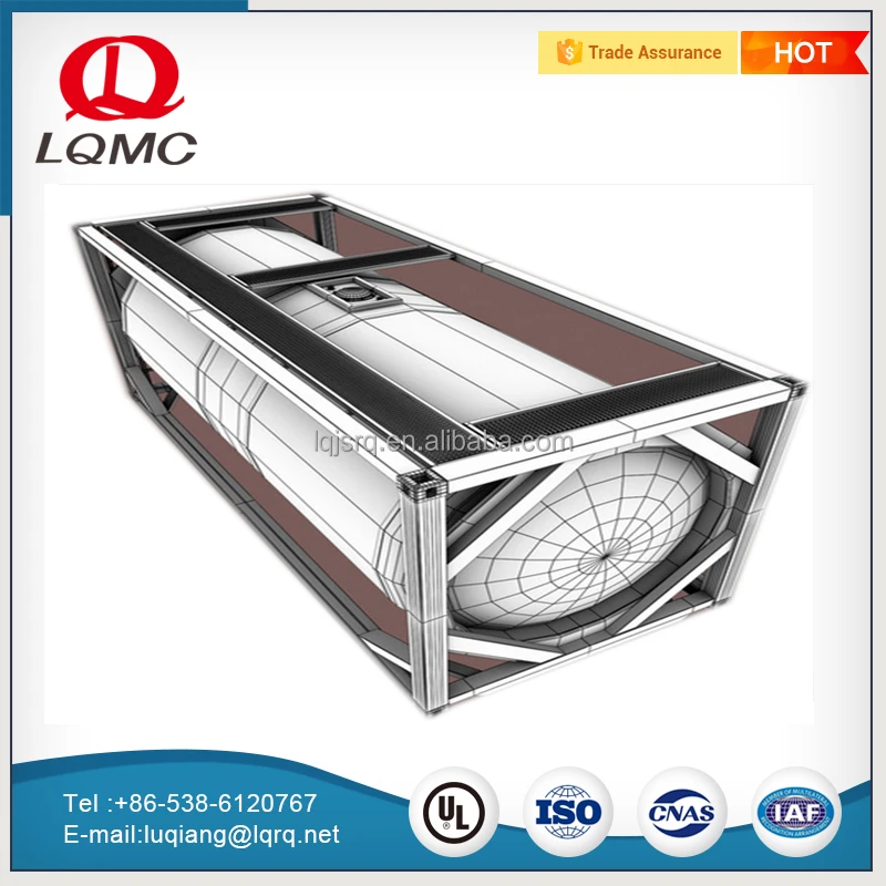 20000L carbon steel liquid storage iso tank containers price