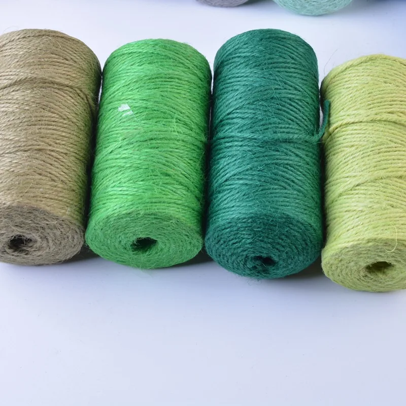 multi size 100% jute twine 2mm hemp jute rope for packaging sale