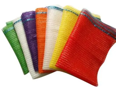 Cheap wholesale PP/PE Knitted plastic raschel leno mesh packing bags for Agriculture fruit vegetable form China