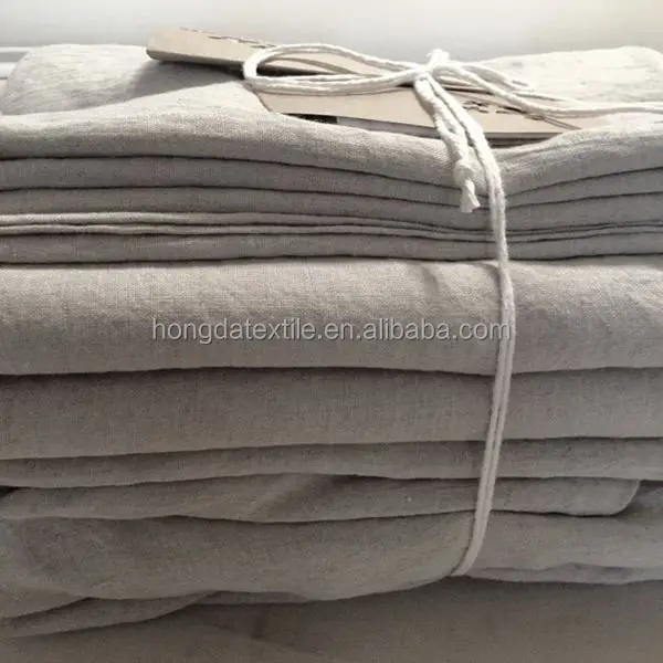 
Stone washed French linen fabric, 100% flax linen fabric in roll 