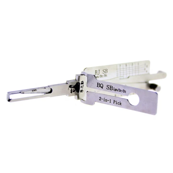 Оригинальный Автомобильный Дверной замок Lishi BQSB 2 в 1 декодер инструмент для разблокировки