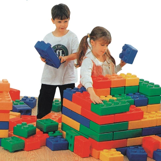
Children Plastic Particles Building Blocks 