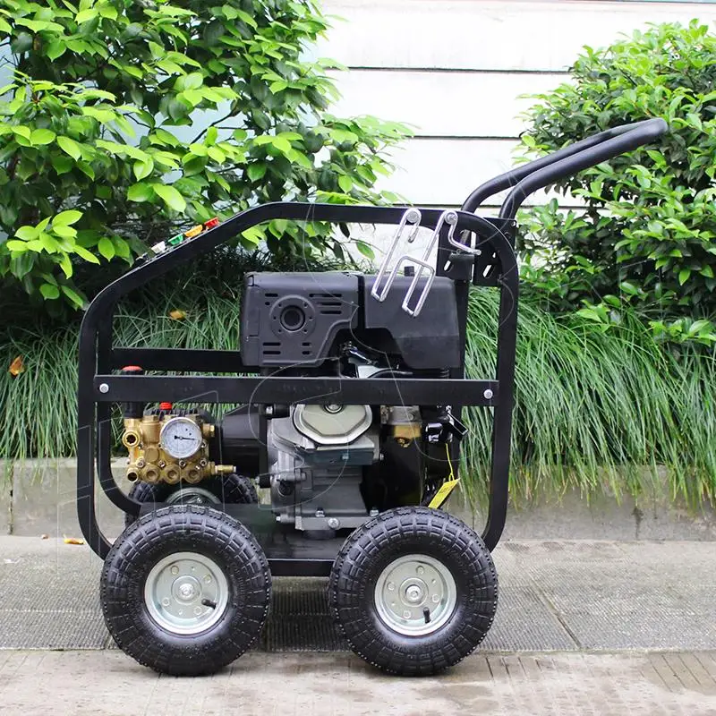 Bison(China) BS200B 2900 PSI Car Wash Equipment 200 Bar Mobile Petrol High Pressure Cleaner Water Jet