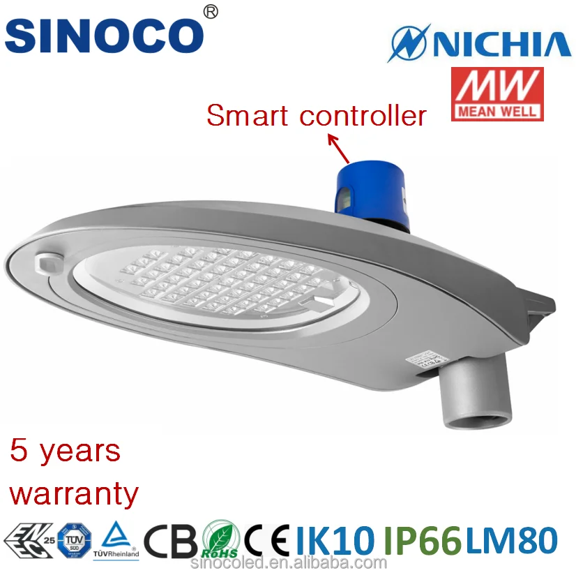ENEC TUV CB Certified Outdoor LED Street Light 60 100 150 200 Watt Fixtures Sensor Cool White Color 100W 150W 200W LED Lighting