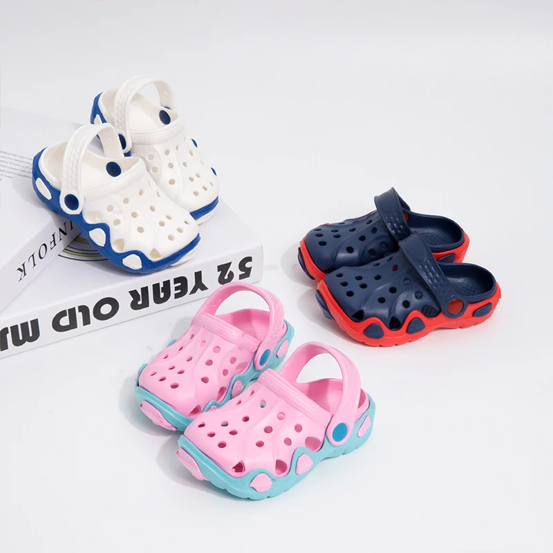 Новое поступление 2019, детская садовая обувь, детские сандалии с мультяшным рисунком, летние тапочки для малышей, высококачественные детские сандалии с дырками