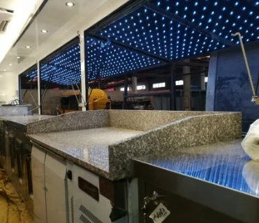 
WNP-7000S steel plates coffee juice hamburger selling mobile food bus food truck trailer 