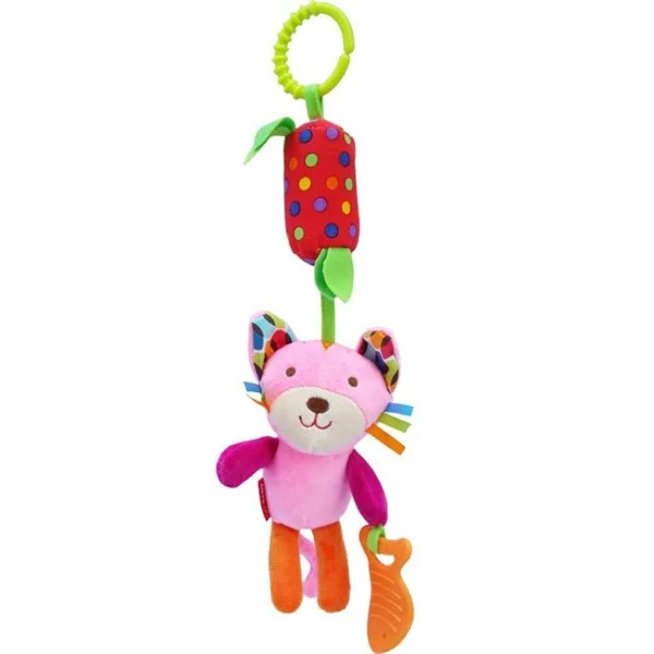 Baby Rattle for Strollers Cuddly Plush Baby Hanging toys