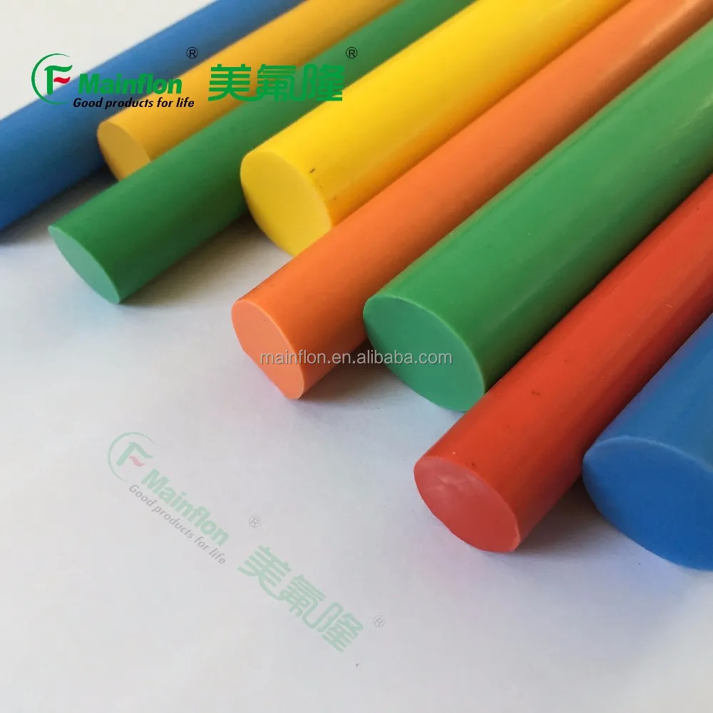 ОЗУ, экструдированный красный стержень из ПТФЭ, доступны различные цвета