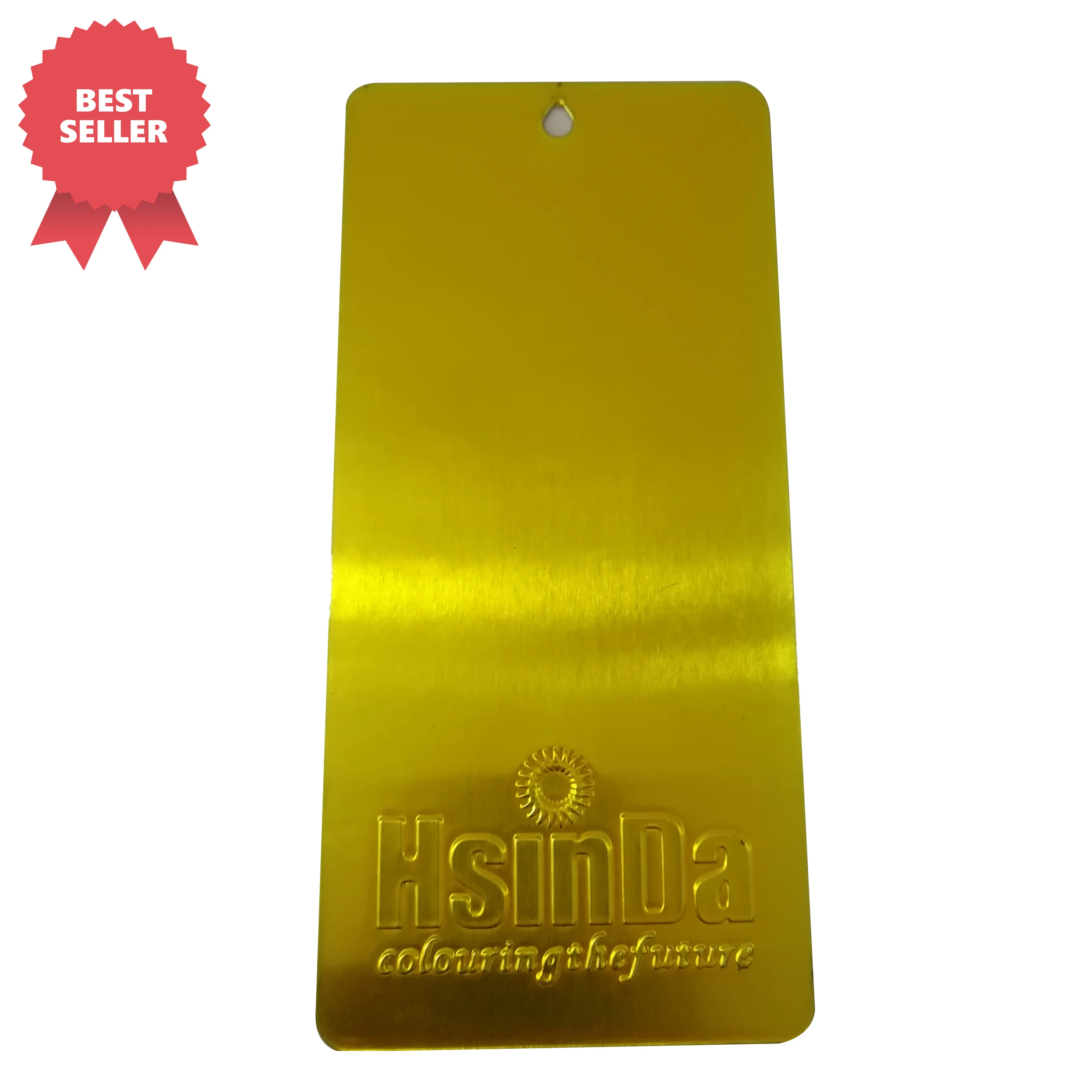 Качественный электростатический металлический порошковый порошок карамельного цвета KC, завод порошкового покрытия эпоксидного полиэстера