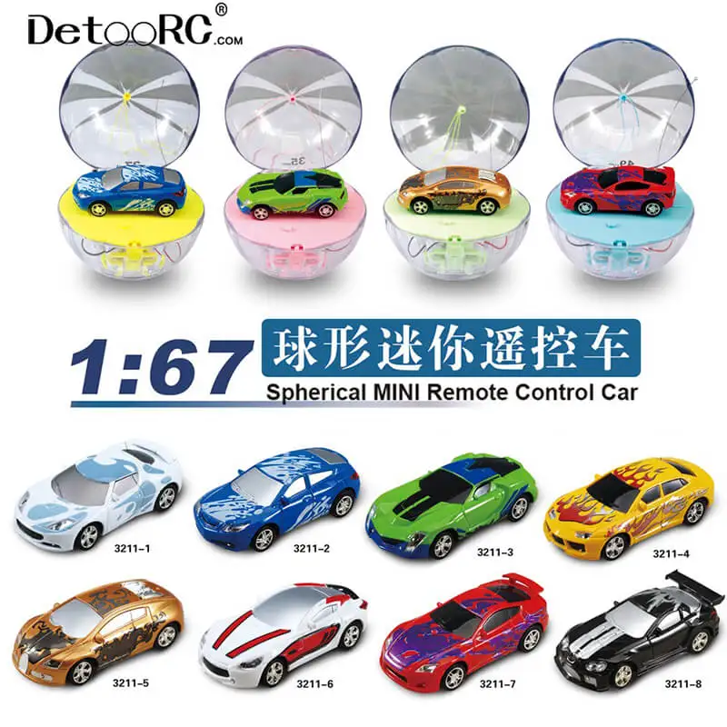 
Detoo 1: 67 Scale Mini Electric R/C Car Remote Control Micro RC Car For Kids 