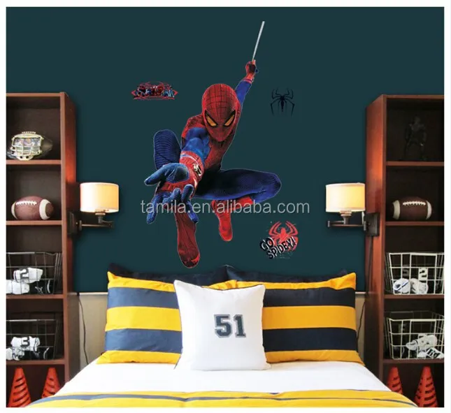 Removable XL Spiderman Wall Sticker