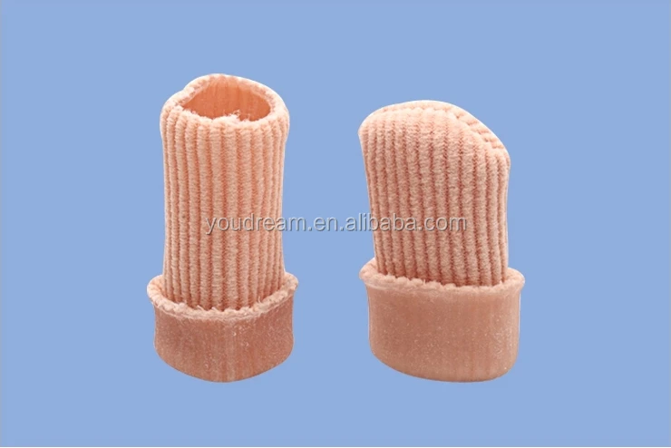 Gel Finger Toe Cap Sleeve,SiliconeToe Protector Tube for Bunion,Hammer Toe