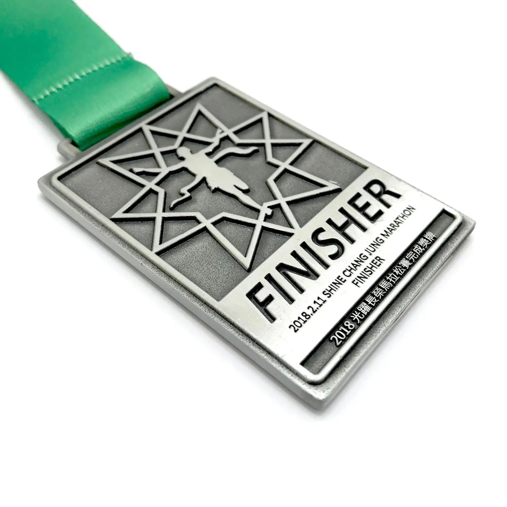 Custom Running Marathon cheap finisher medals no minimum order