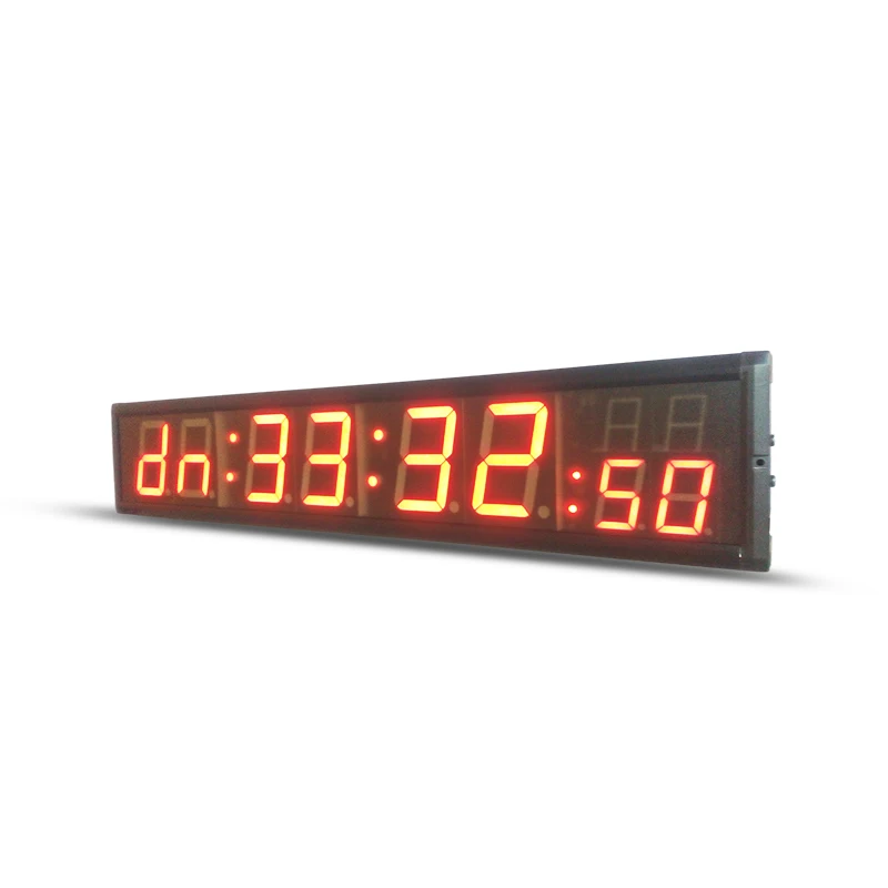 Digital wall clock with LED display portable gym timer LED digital timer clocks