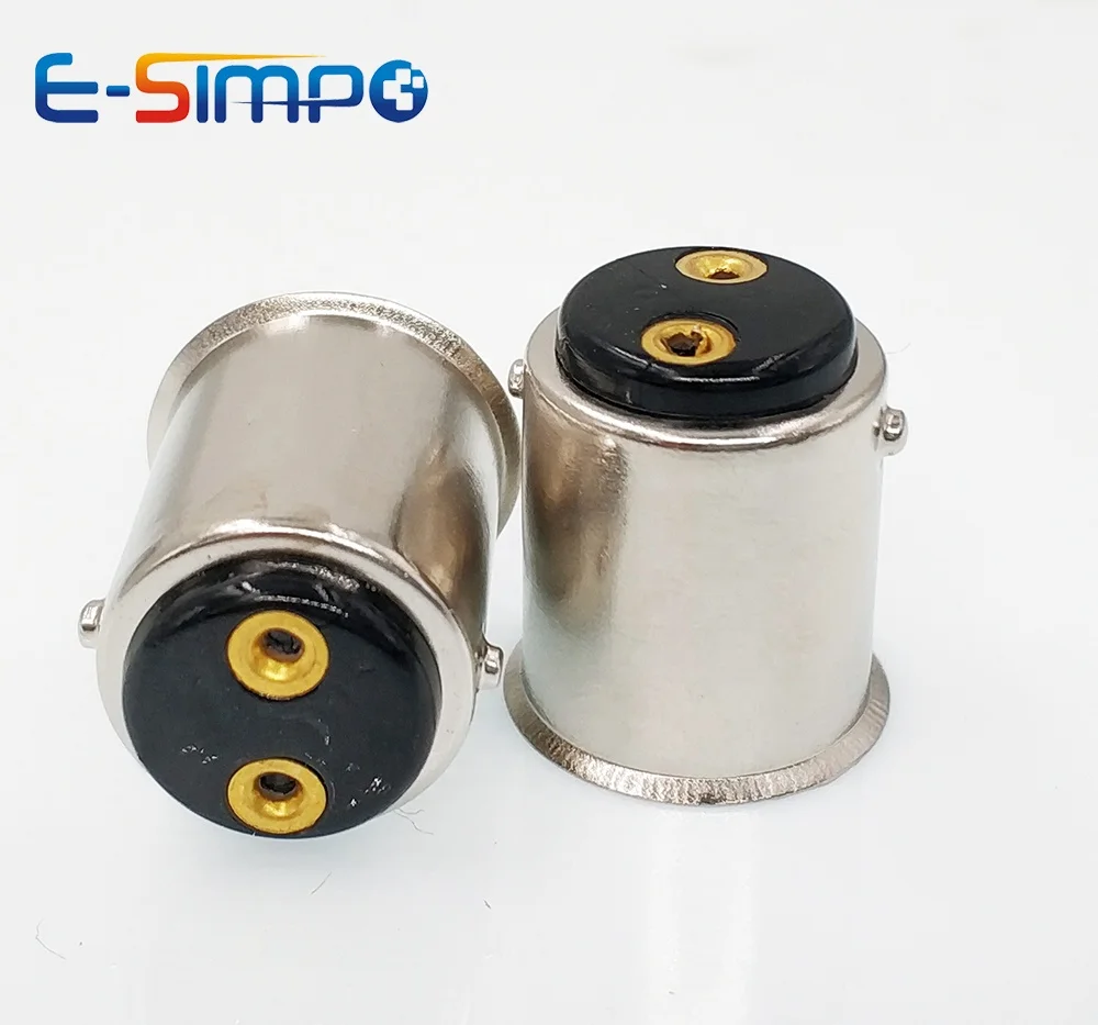 
1157 BA15D double round contact lamp base 1142 lamp base Light Socket 1157 car light socket price is for Iron nickel plated 