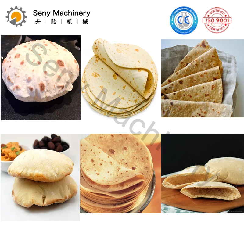low price automatic roti maker pita bread making machine