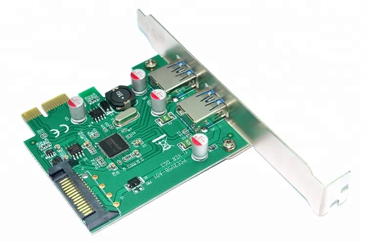 2 Port USB 3.0 Super Speed PCI-E x1 Expansion Controller Card