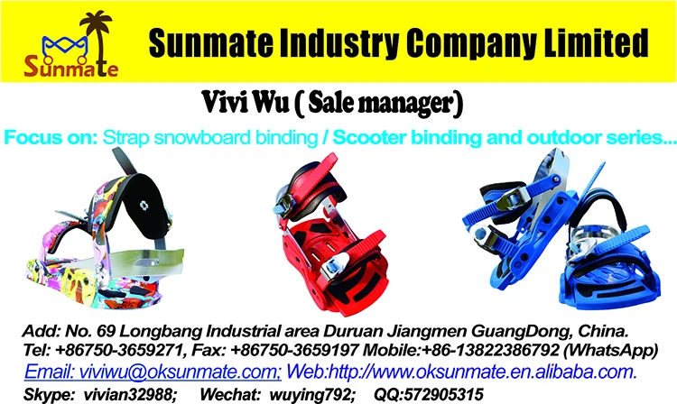 
America Market all size adjustable customized freestyle special snowboard wakeboard surfboard easy to fix ski bindings 