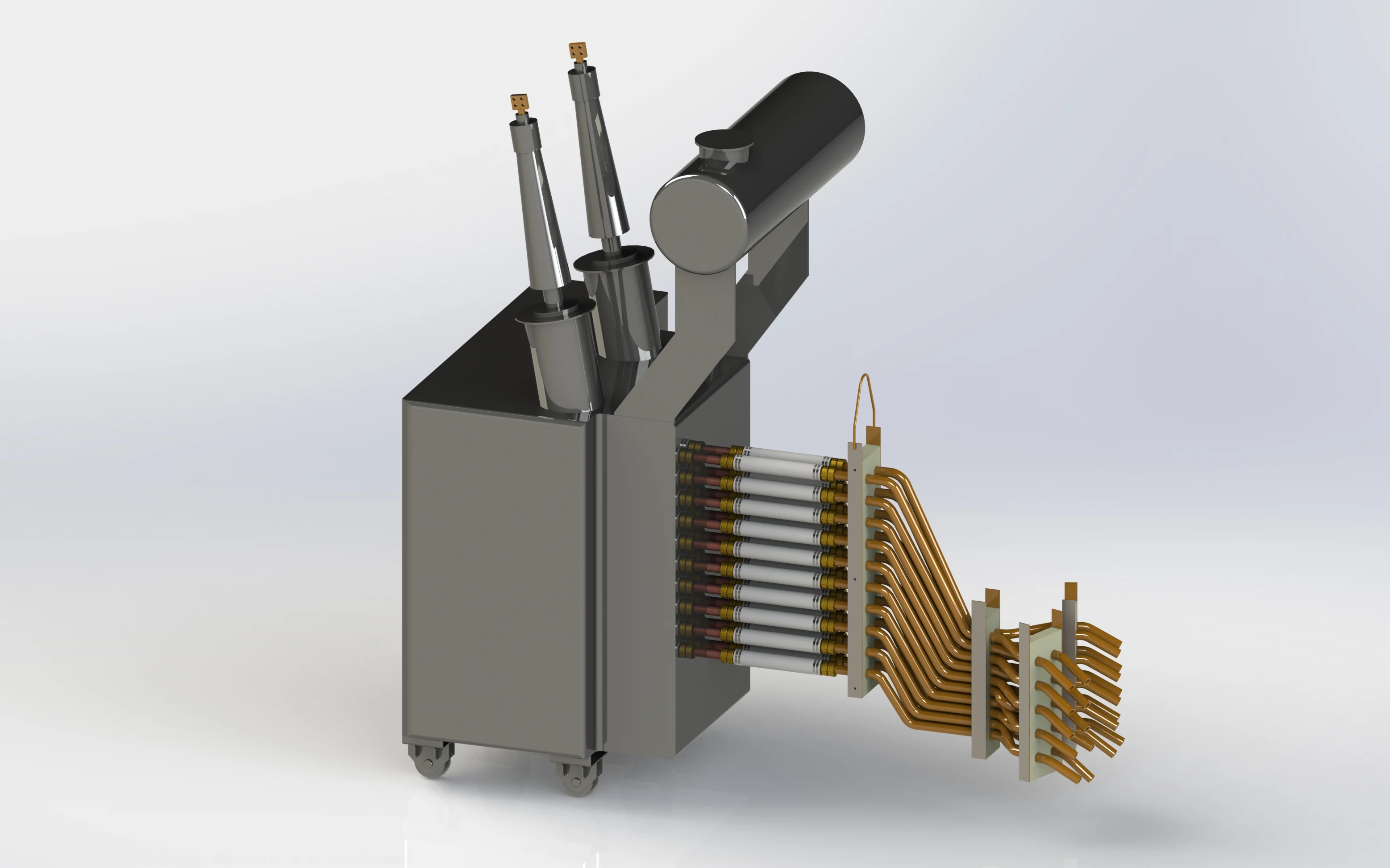Ore-smelting electric furnace for ferroalloy