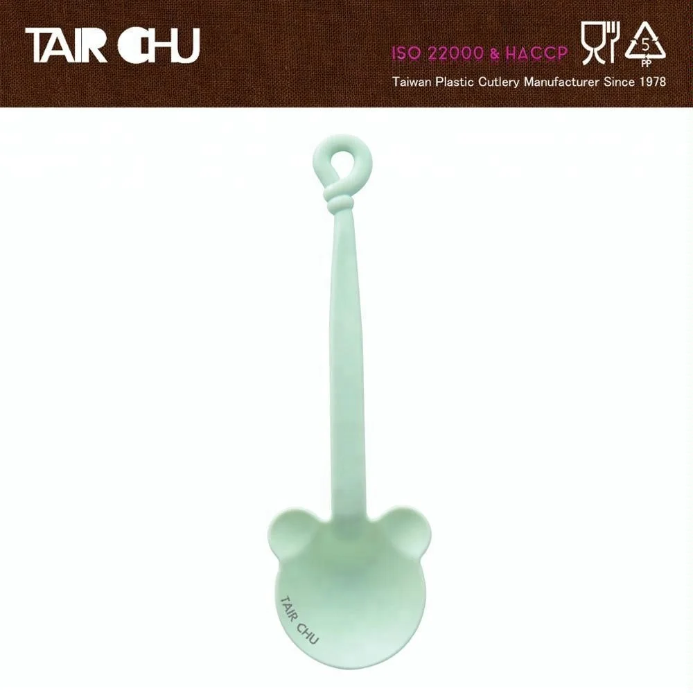 
Special Bear Shape Food Grade Disposable Plastic Spoon 