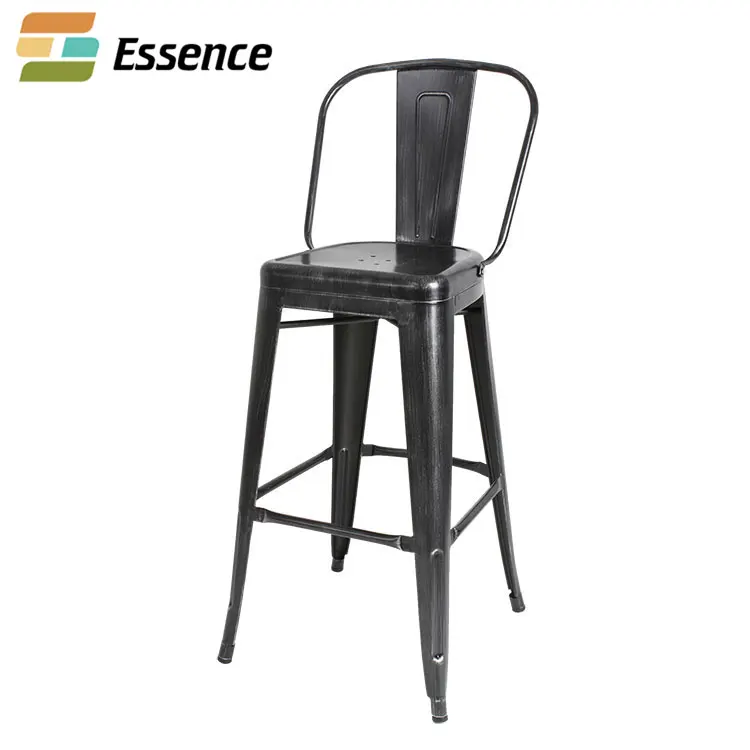 China manufacturer industrial metal restaurant chairs kitchen dining stackable chair