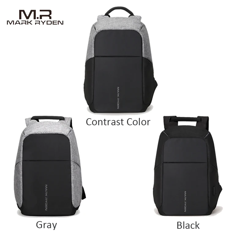 New arrivals anti theft backpack usb charging bag school backpack for boys and girls