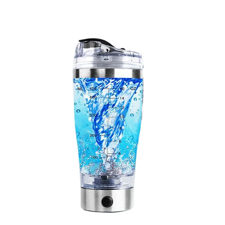 Stylish Stainless-Steel Electric Shaker Bottle Portable Vortex Mixer shaker