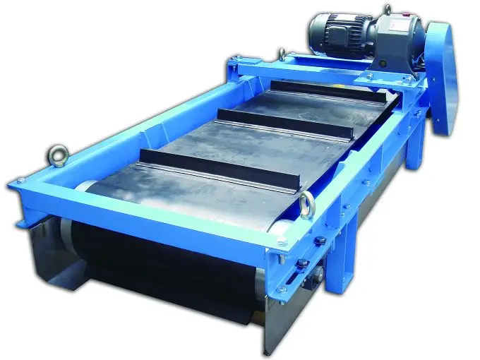 Подвесной Магнитный пластиковый металлический сепаратор для обработки отходов