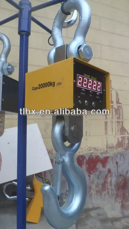 к. п. подвесной кран масштаба, вися маштаб с лентой, цифровой нержавеющей стали крюк весы
