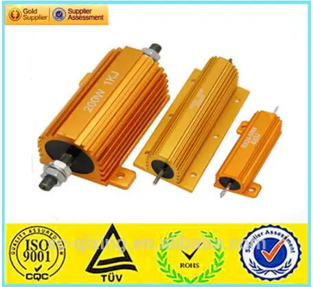 Rx24-250w-50R золотой алюминиевый корпус с проволочной обмоткой 50 Ом 250 Вт Резистор