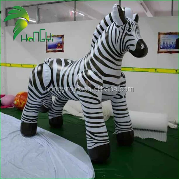 Hongyi Latest Giant Inflatable Cartoon Horse Toys Inflatable Sex Zebra For Promotion