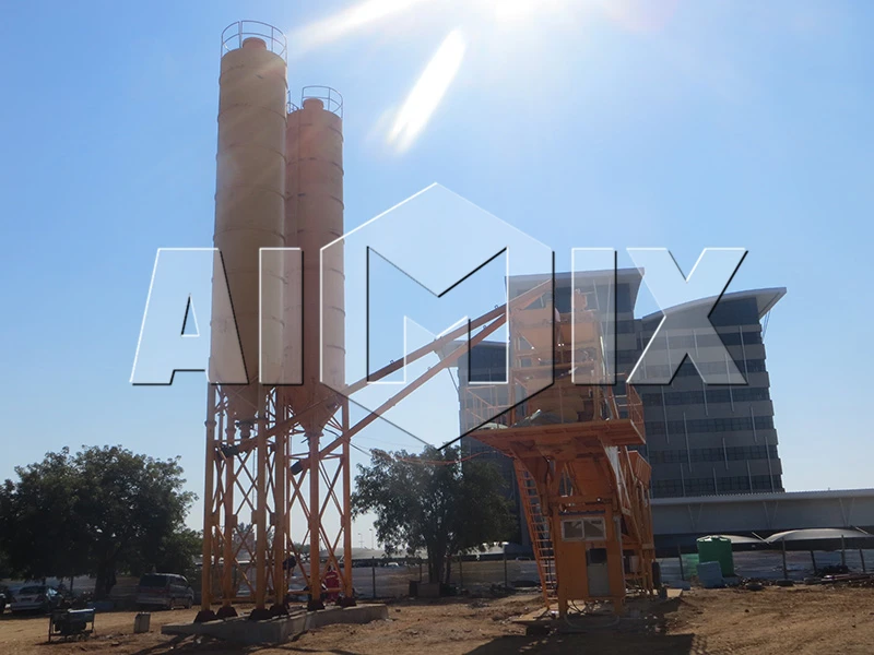
Hot sale! 25m3 cement plant Mini mobile concrete batch plant price 
