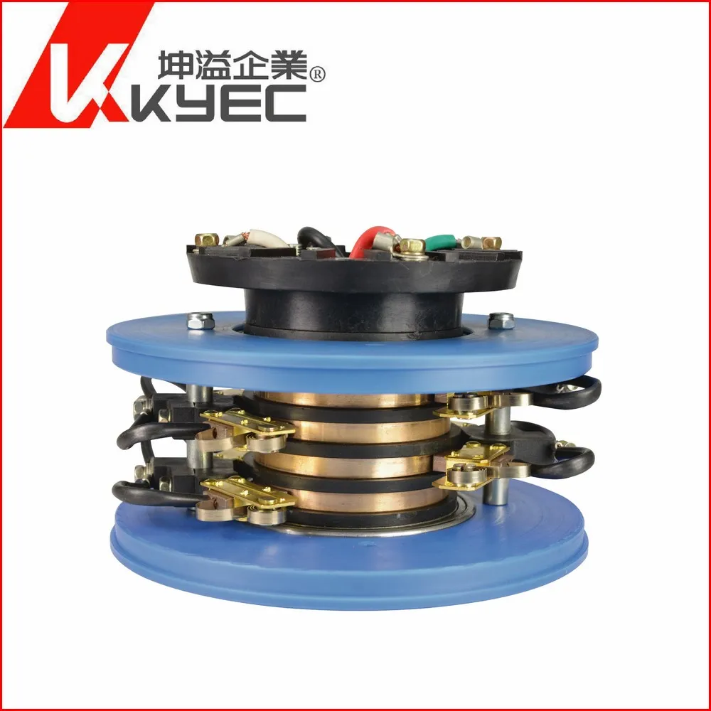 1000V mA-800A 1-400 circuits through hole slip ring/rotary joint for liquids/hydraulic