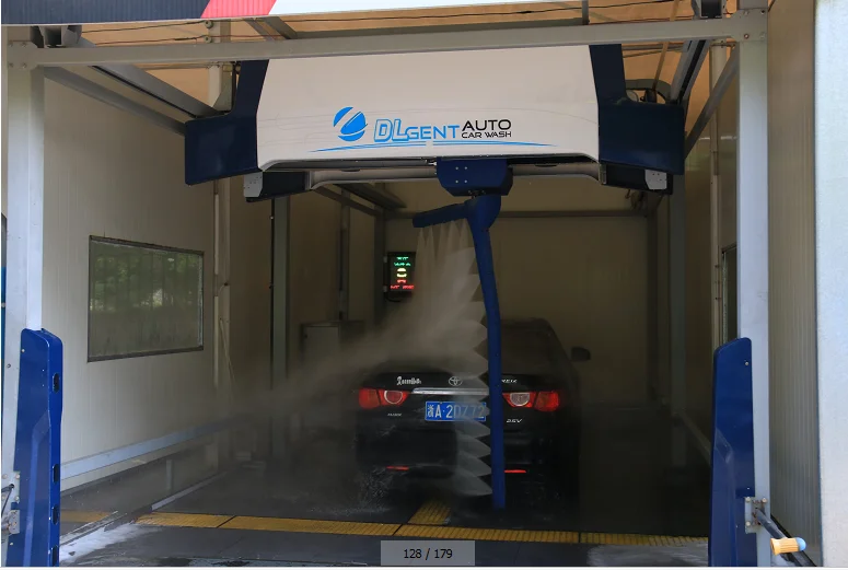 Fully automatic car wash machine price with foam, wax systems
