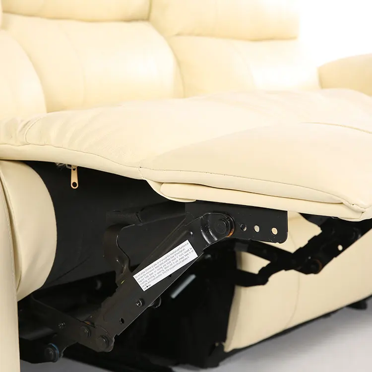 
Modern Top Grain Leather 3 Seater Recliner Set Electric 2 1 Auto Nitaly Electrical Automatic White Reclining Sectional Sofa 