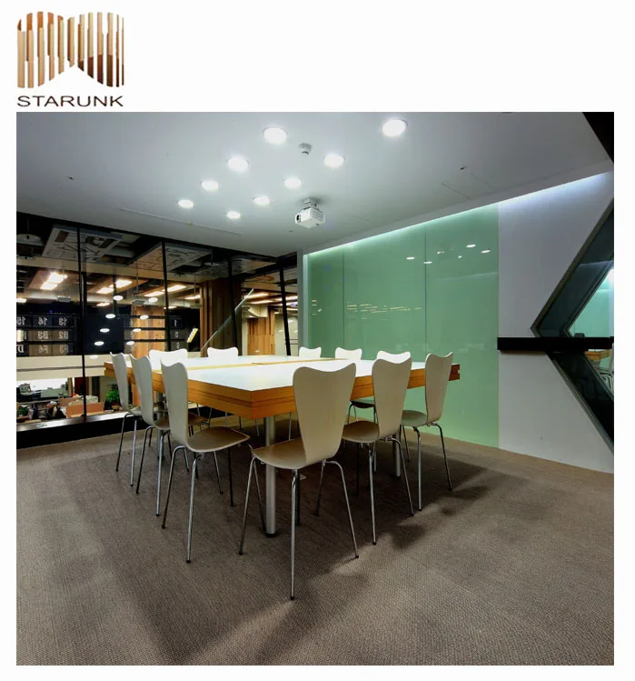 Tile Parket Flooring for Restaurants Factory Direct Laminate Vinyl Fashion Durable Woven Whole Sale Placemat Simple Color Indoor