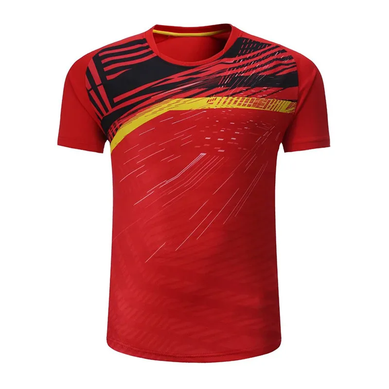 Спортивная профессиональная футболка для настольного тенниса, футболка для бадминтона с сублимационной печатью