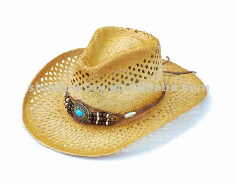Fashion paper straw cowboy hat, Cowboy straw hat