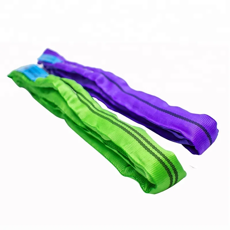 Коэффициент безопасности 7:1 WLL 2 тонны x 1,5 м Длина работы полиэстер бесконечный шнур круглый строп с прочным покрытием