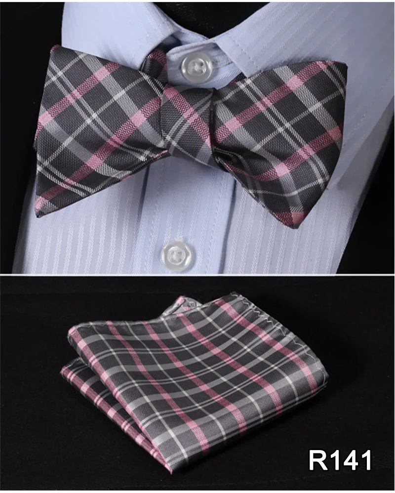 Новый дизайн, галстук-бабочка для мужчин, галстук-бабочка, платок в полоску, красочные аксессуары для свадебной вечеринки