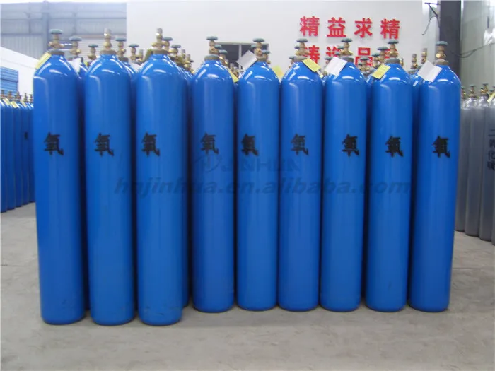 Seamless Steel Industrial Oxygen Gas Cylinder For Sale