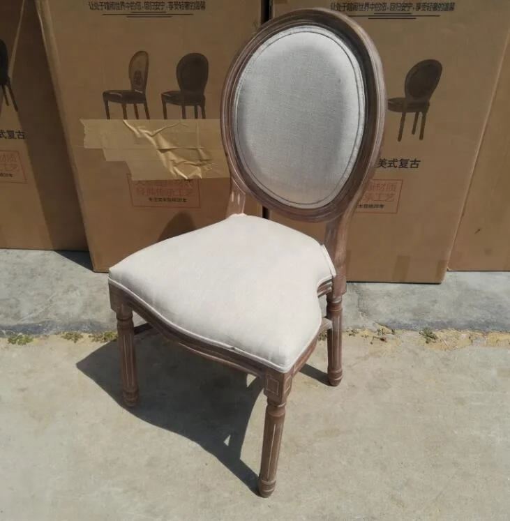 Rustic Antique stackable Louis chairs with for weddings