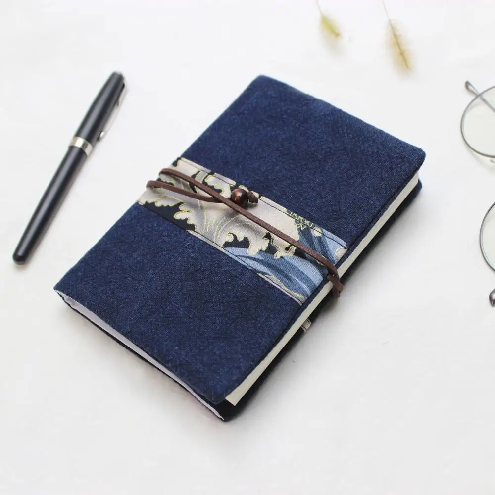 Adjustable size manual cloth slipcase notebook book cover plastic book cover adjustable