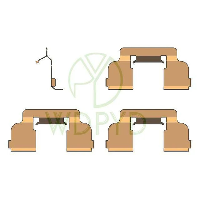 BRAKE PAD FITTING KIT HARDWARE KIT FOR RENAULT MEGANE FOR DACIA LOGAN FOR LUCAS SYSTEM 109-1698 21472 C4104 LX0410 7939698