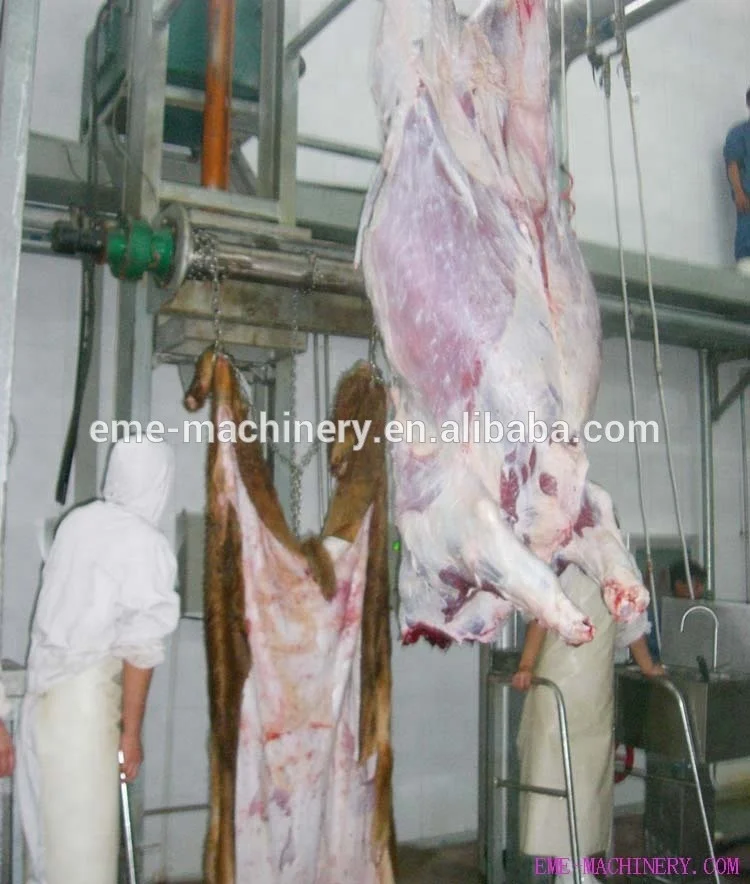Best Price Cattle Livestock Slaughterhouse Butchery Equipment Cow Skinning Machine For Slaughter Line