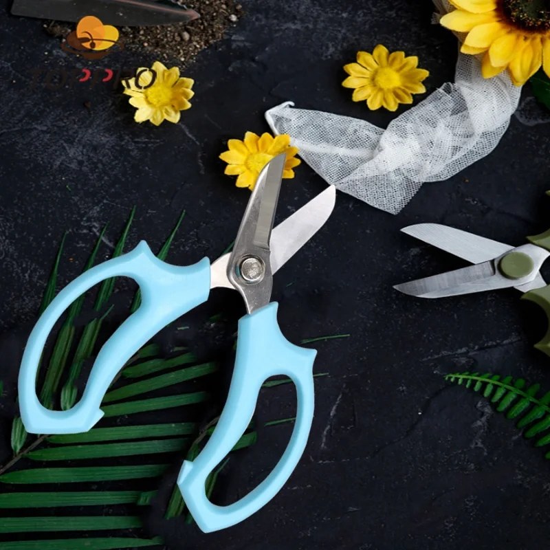 
Professional Garden Tools Carbon Steel Flower Floriculture Scissor For Flower Cutting 