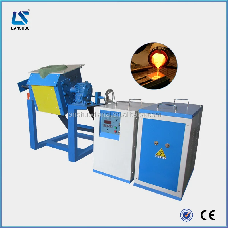 Small Gold Silver Copper Melting Furnace, Induction Metal Melting Machine