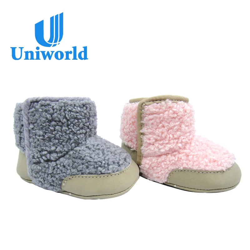 Поставка 2018 модные зимние используется ткань шерпа ходунки Зимние сапоги