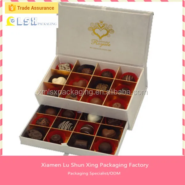 Small new design paper chocolate box for wedding